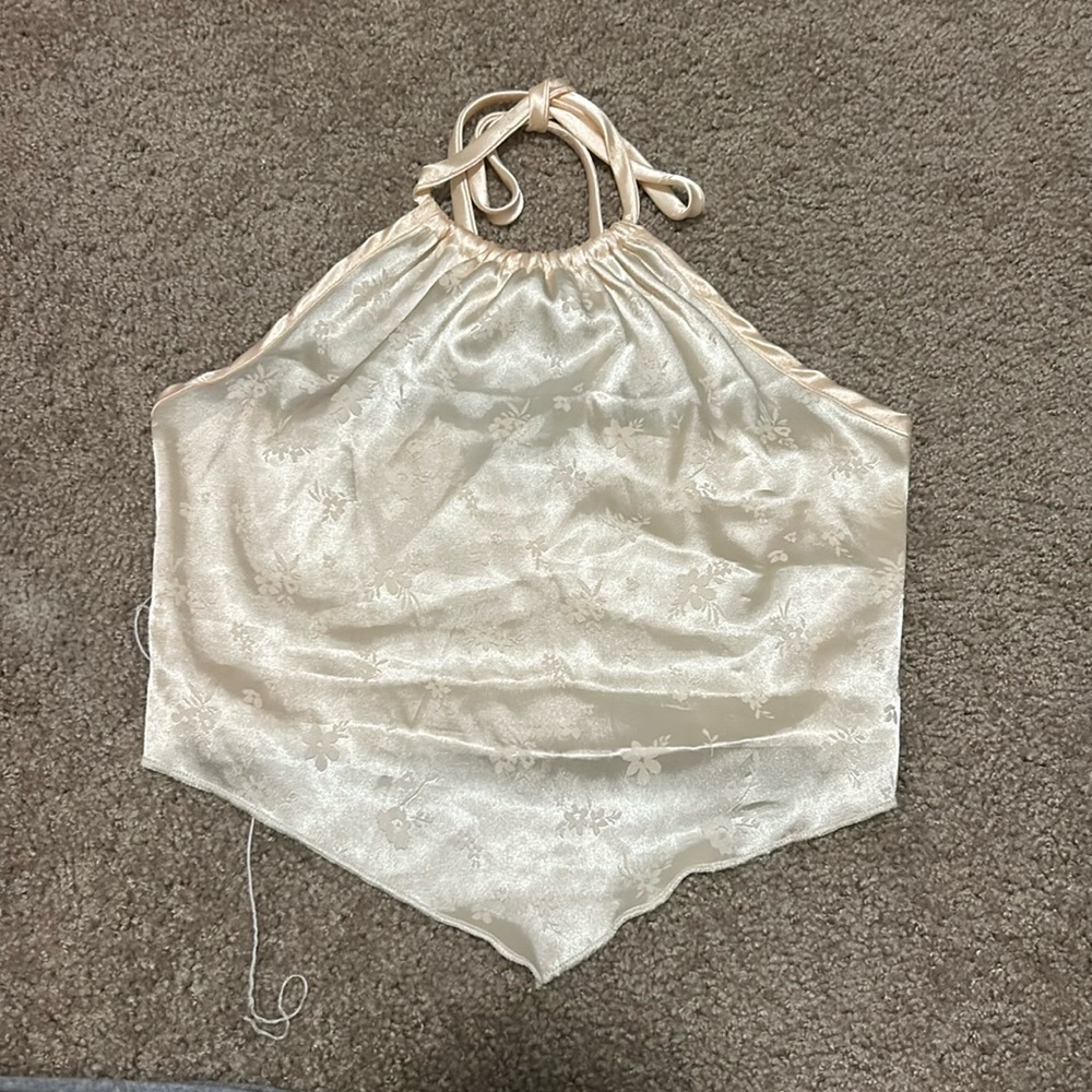Silky Strapless top